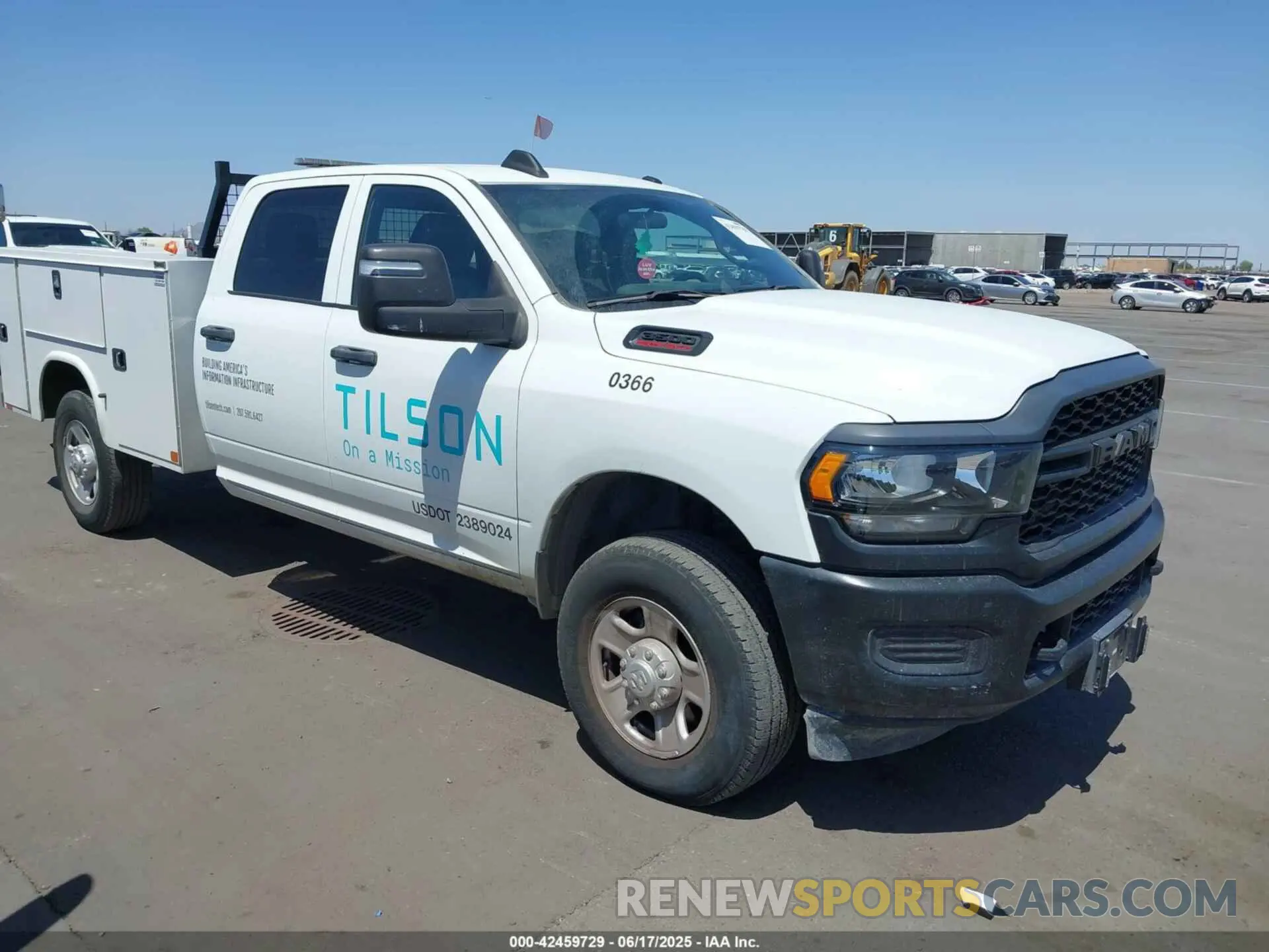 1 Photograph of a damaged car 3C7WR3GJ7PG520902 RAM 3500 2023