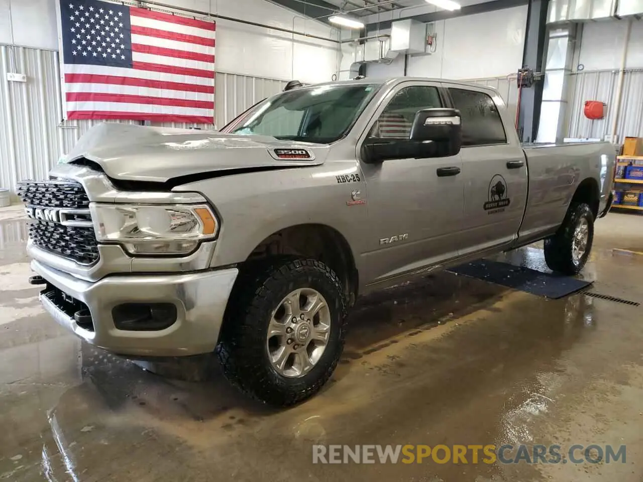 1 Photograph of a damaged car 3C63R3HL7RG358781 RAM 3500 2024