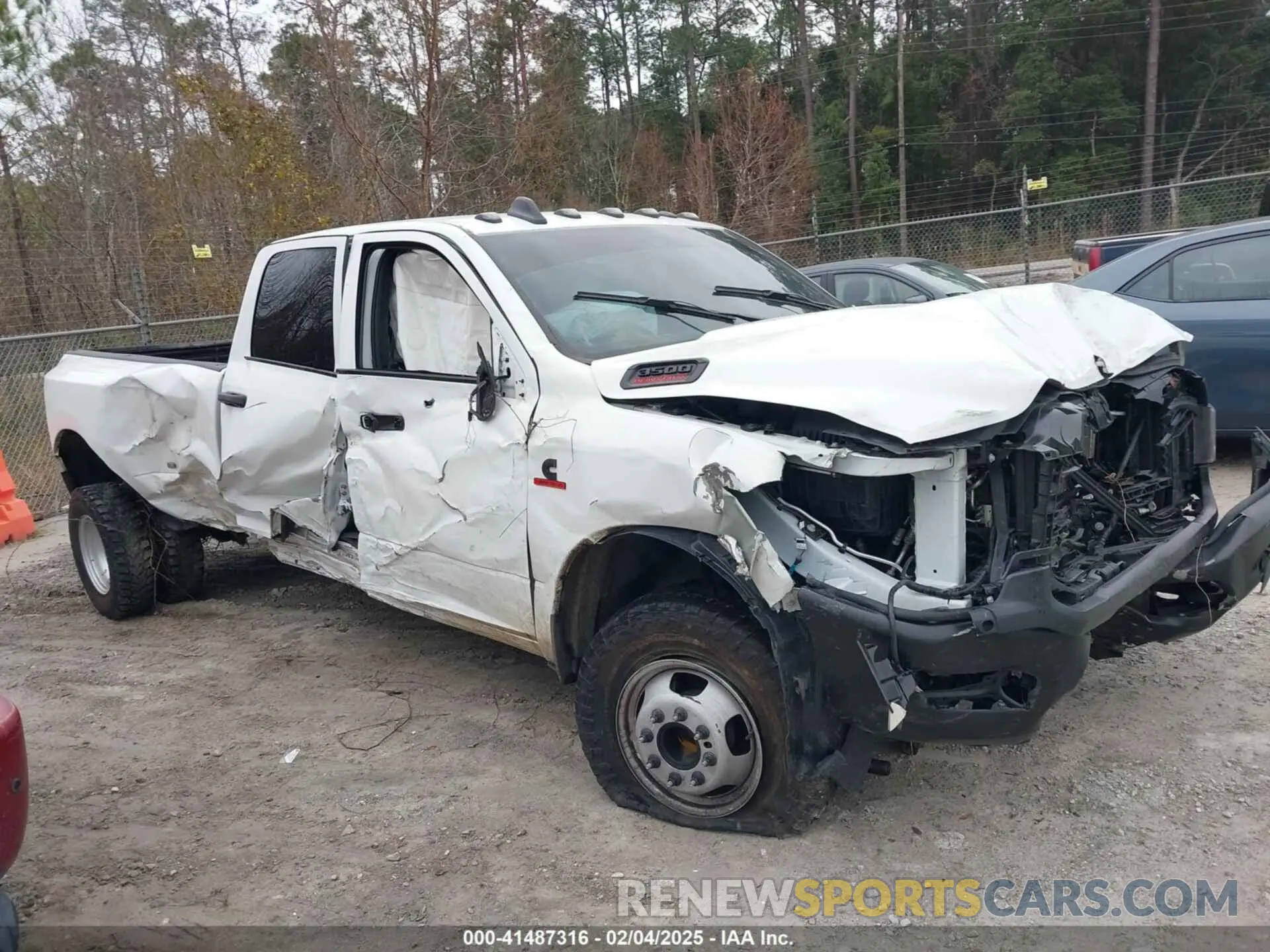 13 Photograph of a damaged car 3C63RRGL2RG295187 RAM 3500 2024