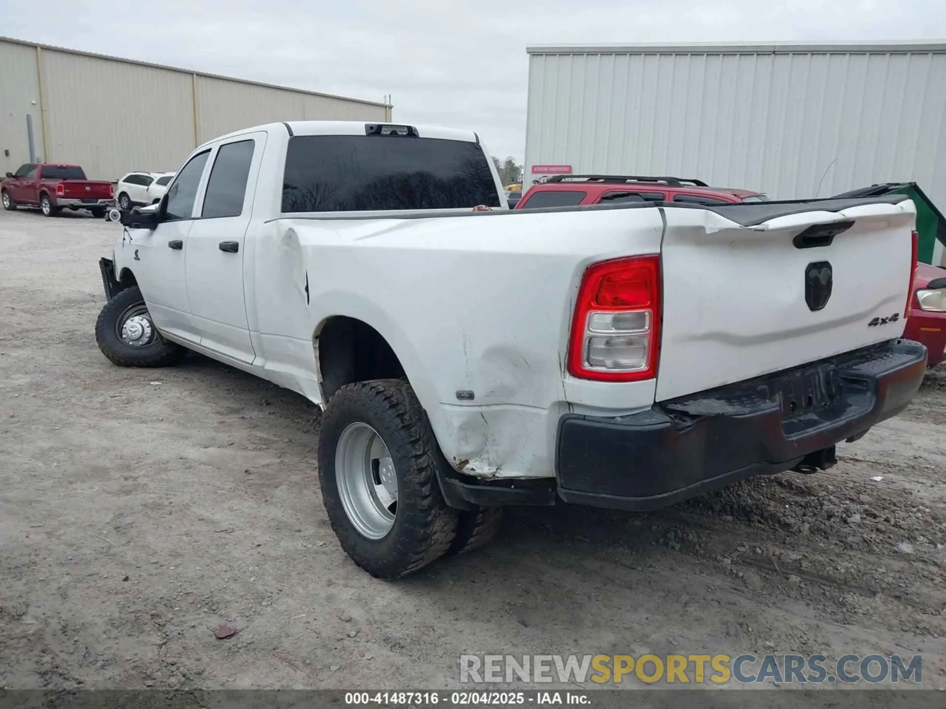 3 Photograph of a damaged car 3C63RRGL2RG295187 RAM 3500 2024