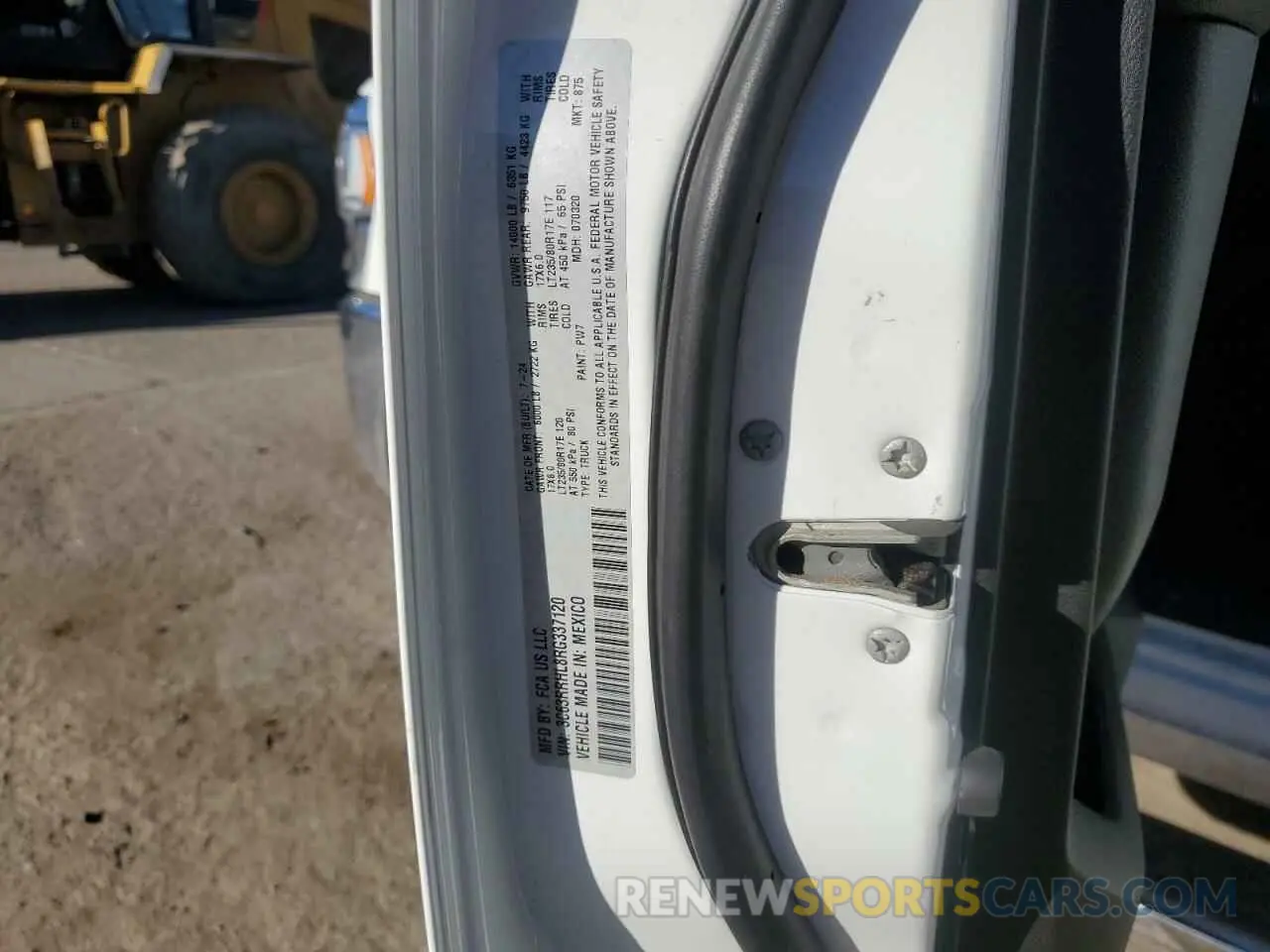 12 Photograph of a damaged car 3C63RRHL8RG337120 RAM 3500 2024