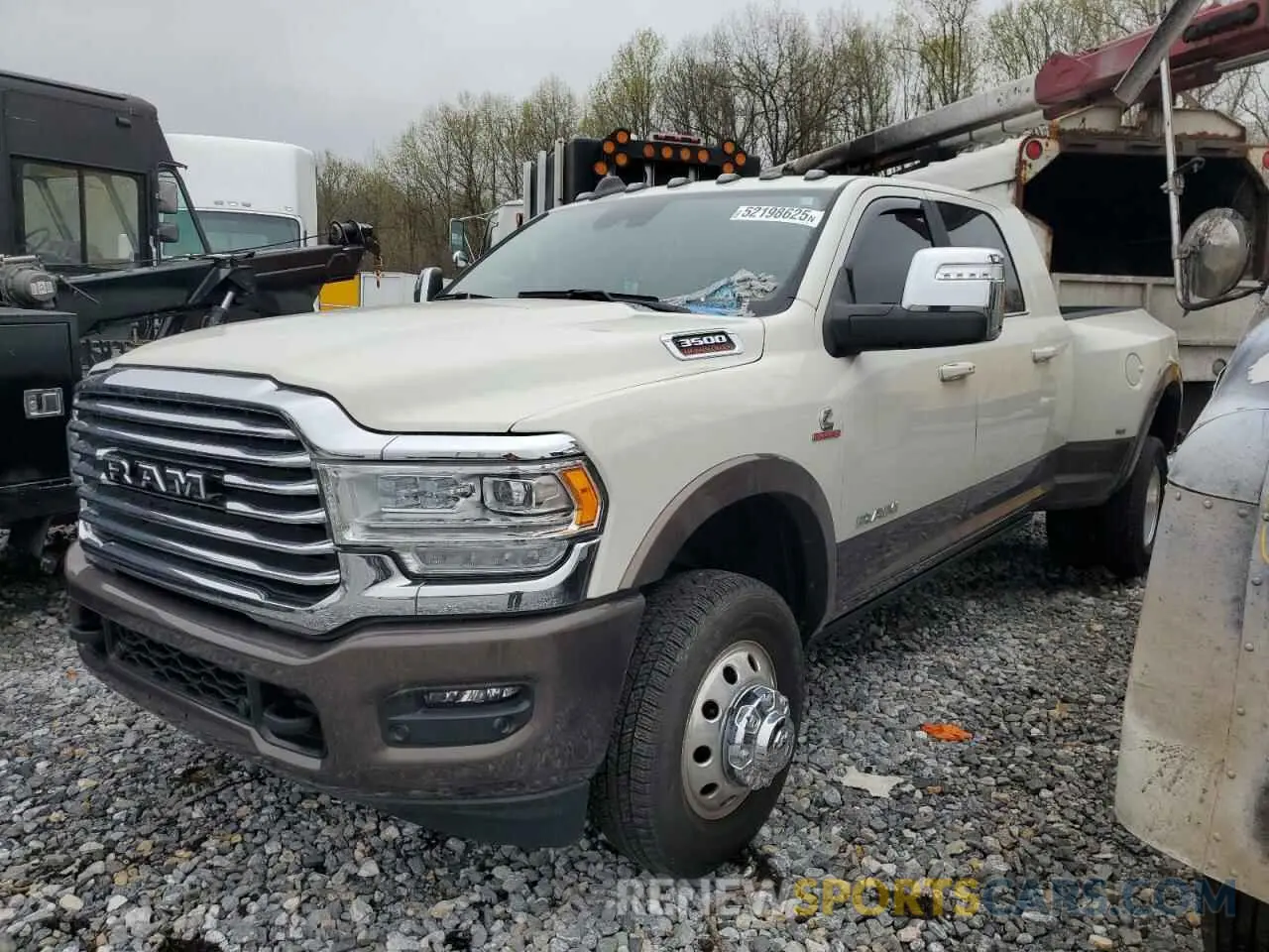 1 Photograph of a damaged car 3C63RRNL6RG112988 RAM 3500 2024