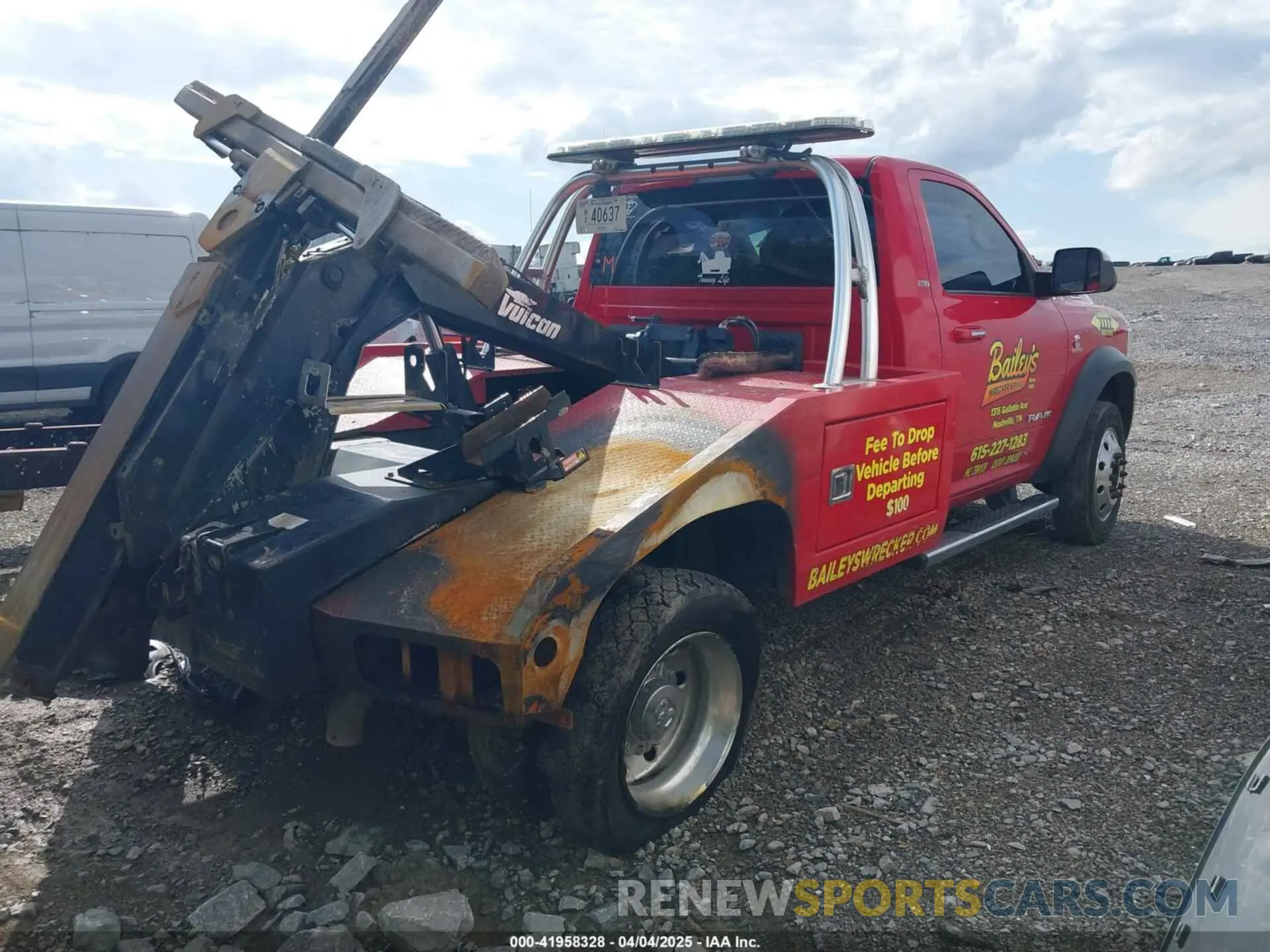 4 Фотография поврежденного автомобиля 3C7WRKAL2KG521713 RAM 4500 CHASSIS 2019