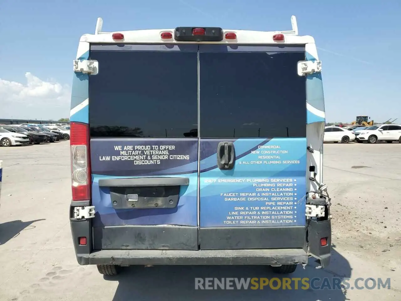 6 Photograph of a damaged car 3C6TRVAGXKE502723 RAM All Models 2019