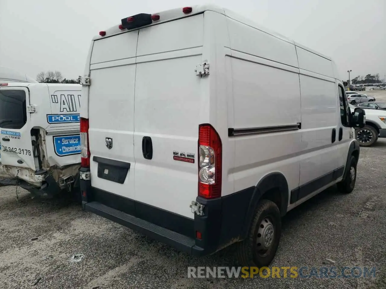 3 Photograph of a damaged car 3C6TRVBG3KE548019 RAM All Models 2019