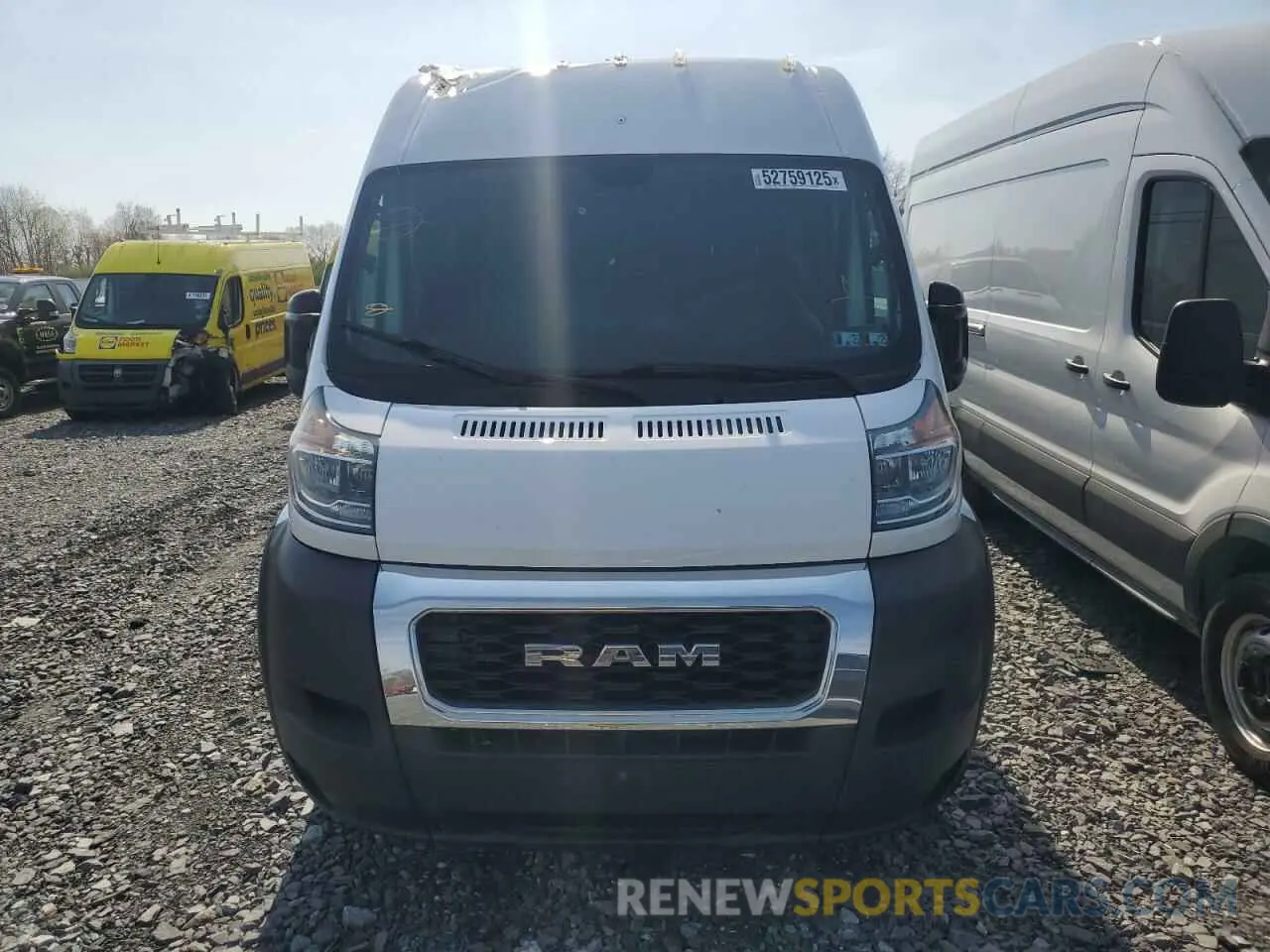 5 Photograph of a damaged car 3C6TRVBGXKE549491 RAM All Models 2019