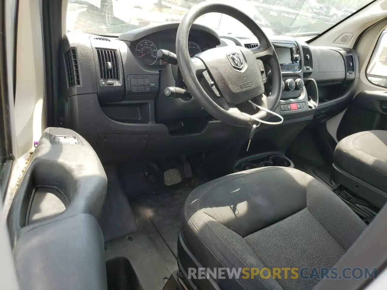 8 Photograph of a damaged car 3C6TRVDG4KE543649 RAM All Models 2019