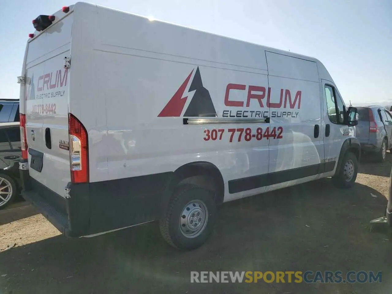 3 Photograph of a damaged car 3C6URVJG7KE501131 RAM All Models 2019