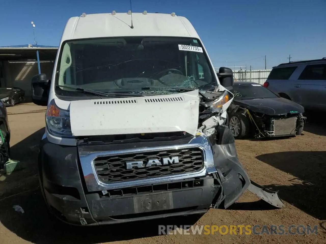 5 Photograph of a damaged car 3C6URVJG7KE501131 RAM All Models 2019