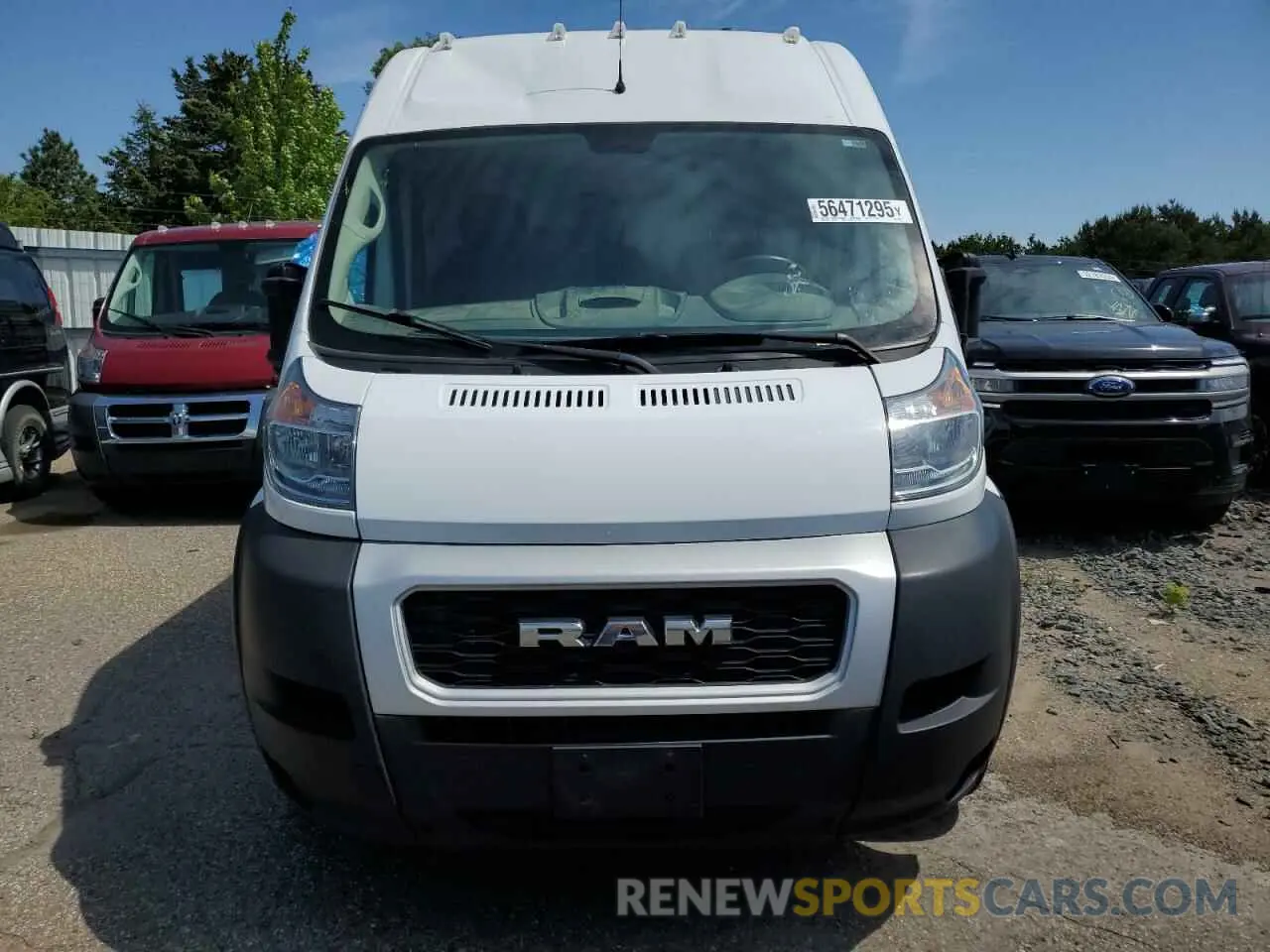5 Фотография поврежденного автомобиля 3C6URVJG9KE540626 RAM All Models 2019