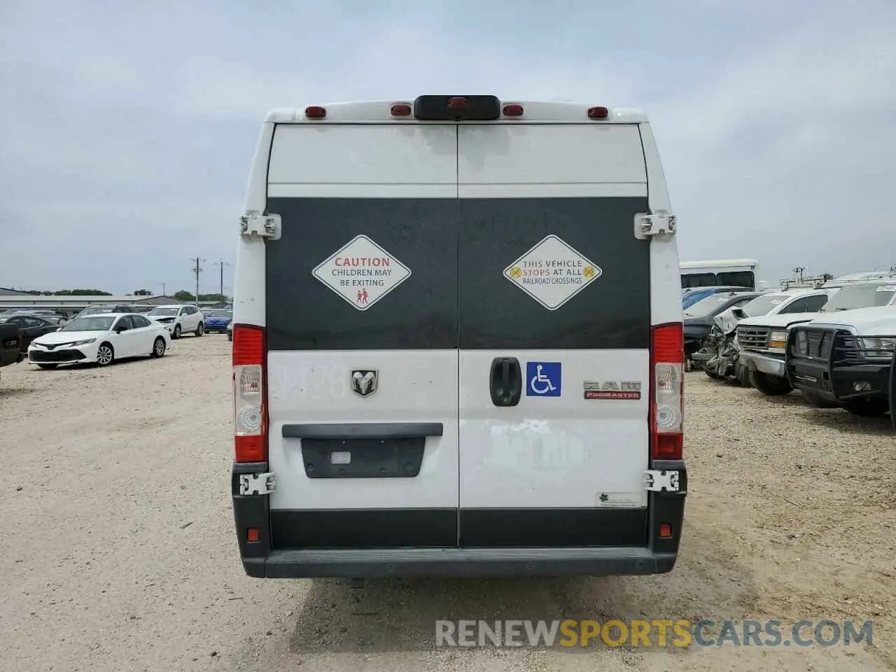 6 Photograph of a damaged car 3C6URVUG8KE560345 RAM All Models 2019
