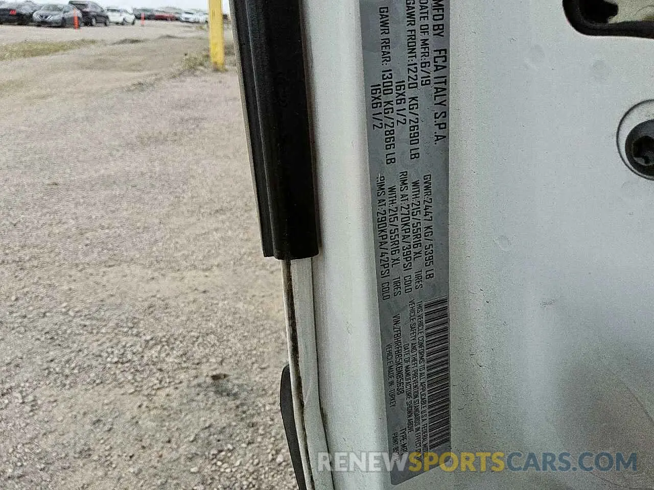 10 Photograph of a damaged car ZFBHRFBB5K6N85638 RAM All Models 2019