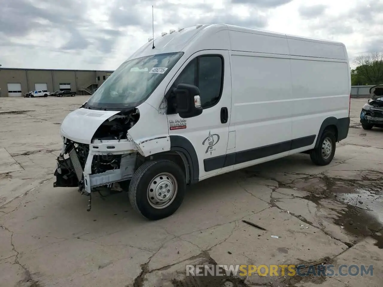 1 Photograph of a damaged car 3C6TRVDG1LE115863 RAM All Models 2020