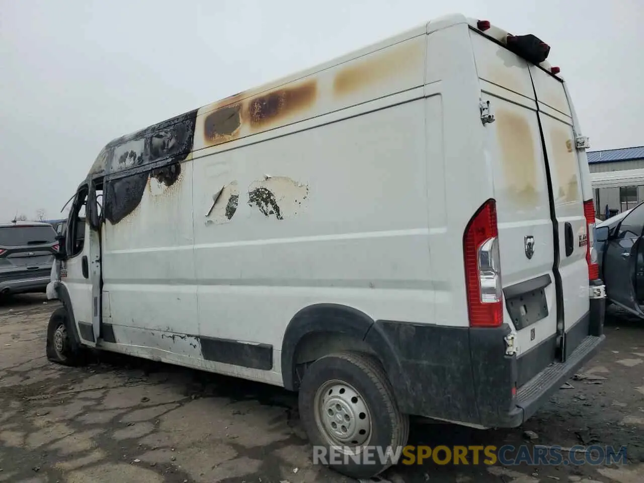 2 Photograph of a damaged car 3C6TRVDG9LE101418 RAM All Models 2020