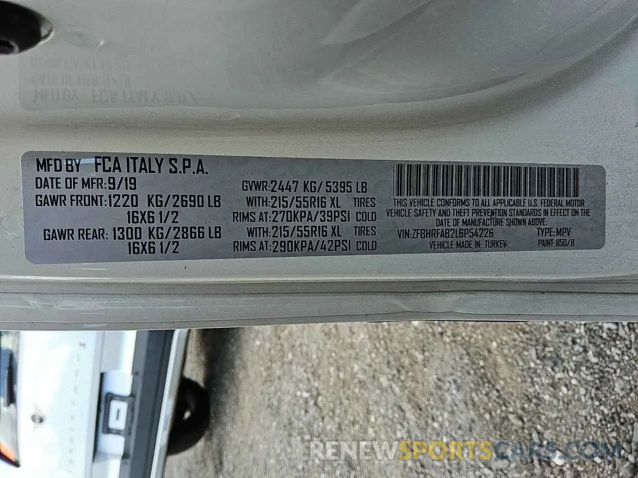 13 Фотография поврежденного автомобиля ZFBHRFAB2L6P54226 RAM All Models 2020