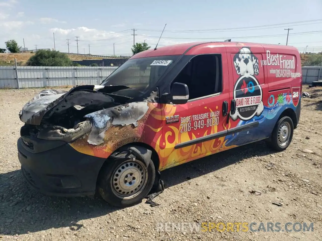 1 Photograph of a damaged car ZFBHRFAB7L6S17576 RAM All Models 2020