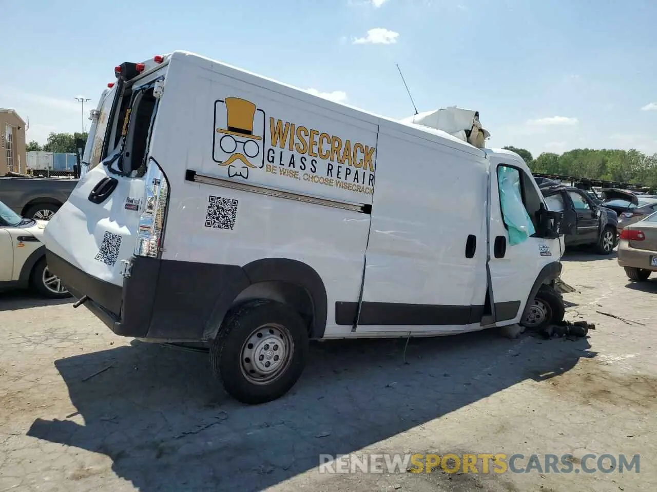 3 Фотография поврежденного автомобиля 3C6LRVAG5ME568602 RAM All Models 2021