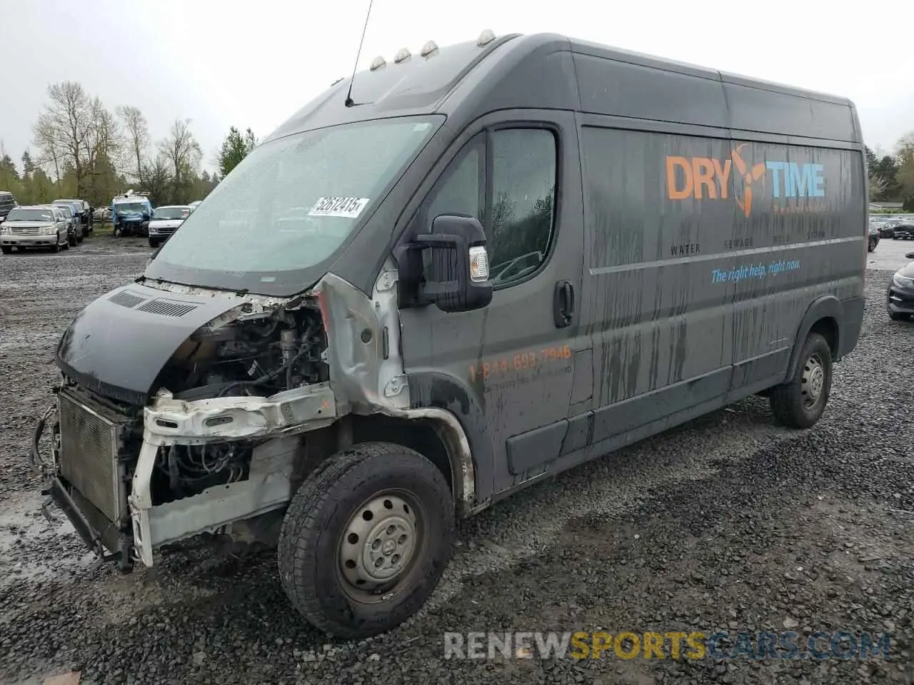1 Photograph of a damaged car 3C6MRVHG5ME524805 RAM All Models 2021
