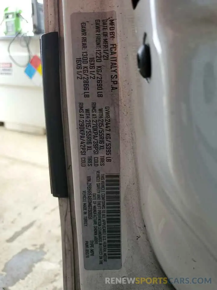 13 Фотография поврежденного автомобиля ZFBHRFAB0M6T90051 RAM All Models 2021