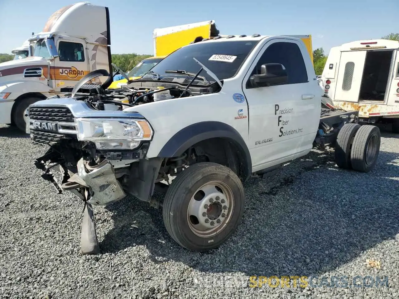1 Photograph of a damaged car 3C7WRKAL3NG424038 RAM All Models 2022