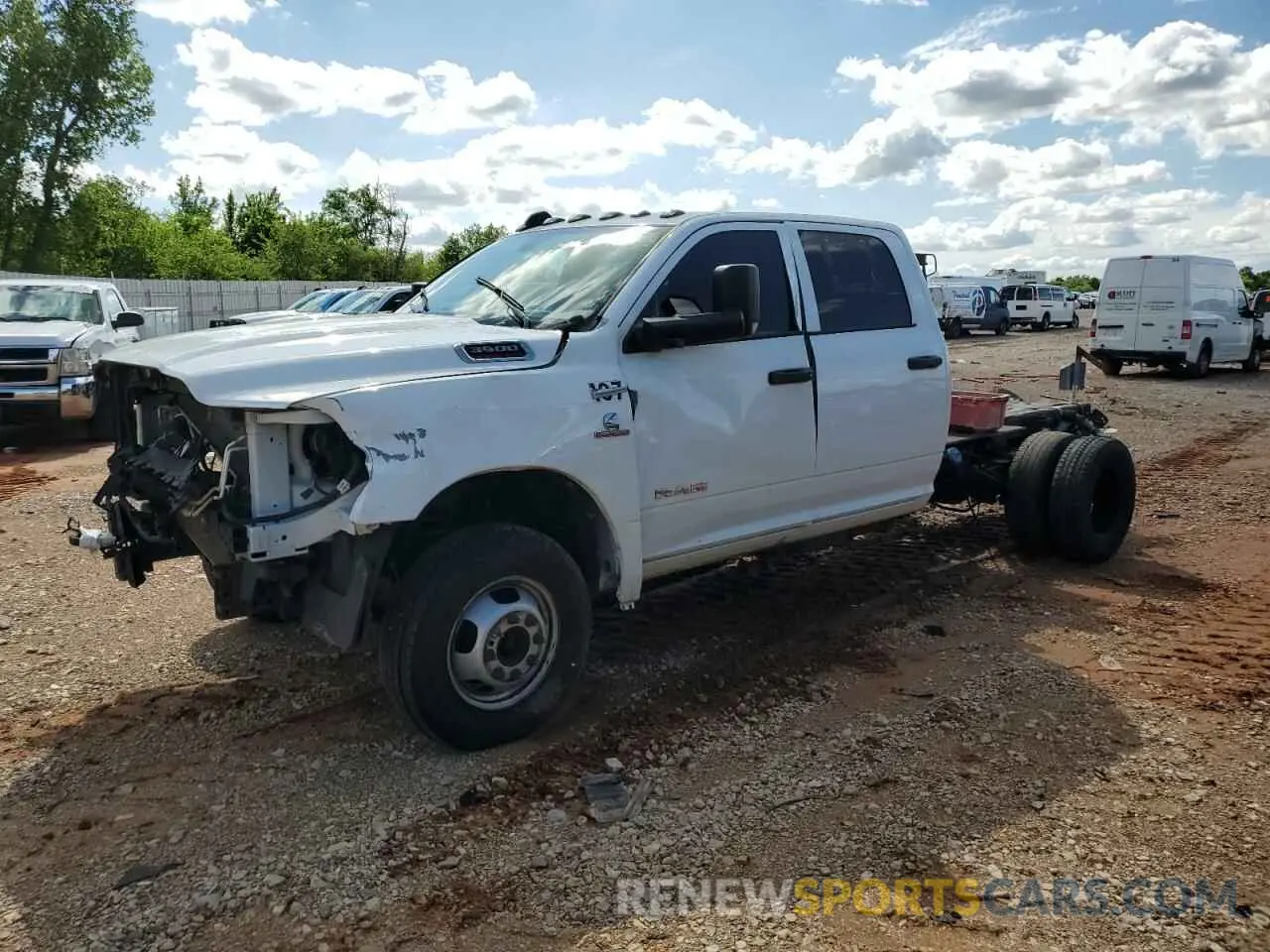 1 Photograph of a damaged car 3C7WRTCL0NG261836 RAM All Models 2022