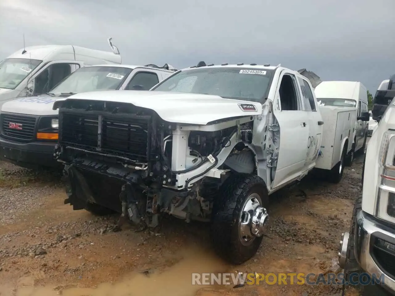 1 Photograph of a damaged car 3C7WRTCL7NG200239 RAM All Models 2022