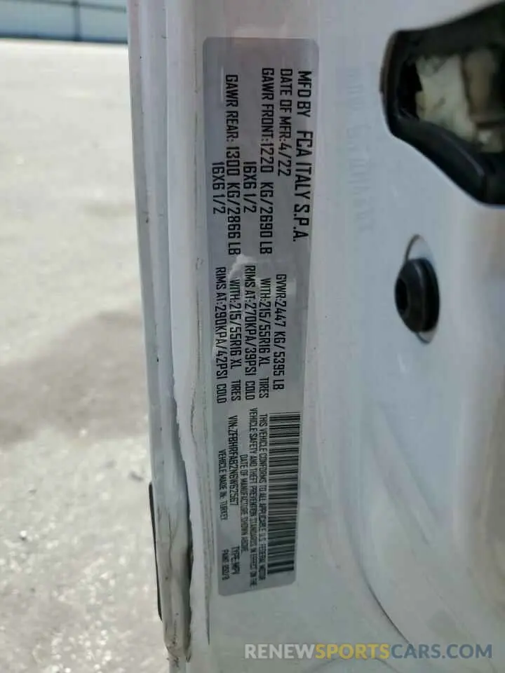 13 Photograph of a damaged car ZFBHRFAB2N6W62567 RAM All Models 2022