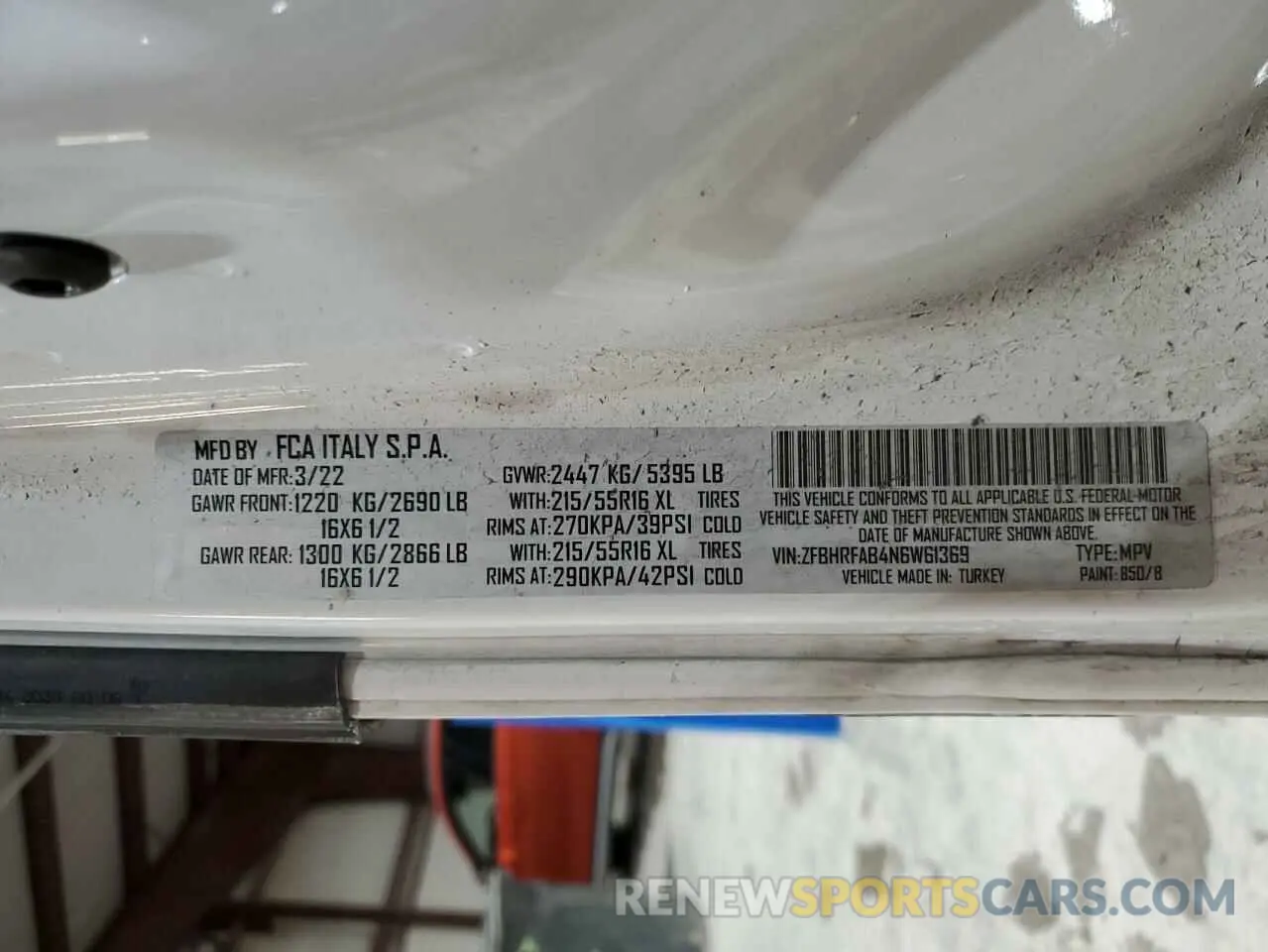 13 Фотография поврежденного автомобиля ZFBHRFAB4N6W61369 RAM All Models 2022