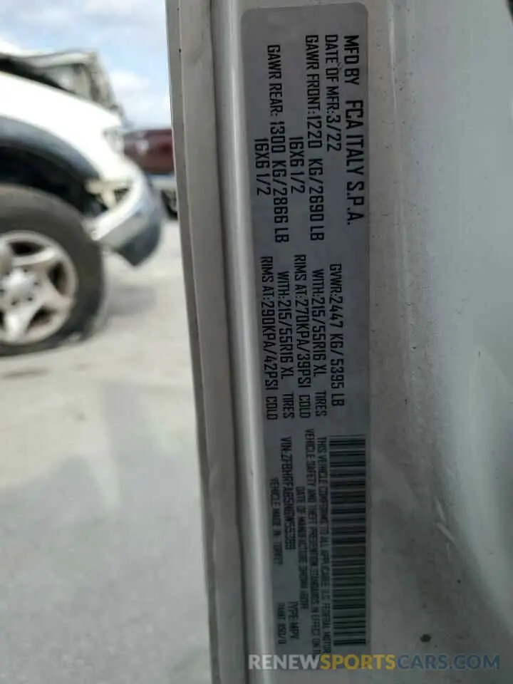 13 Фотография поврежденного автомобиля ZFBHRFAB5N6W55399 RAM All Models 2022