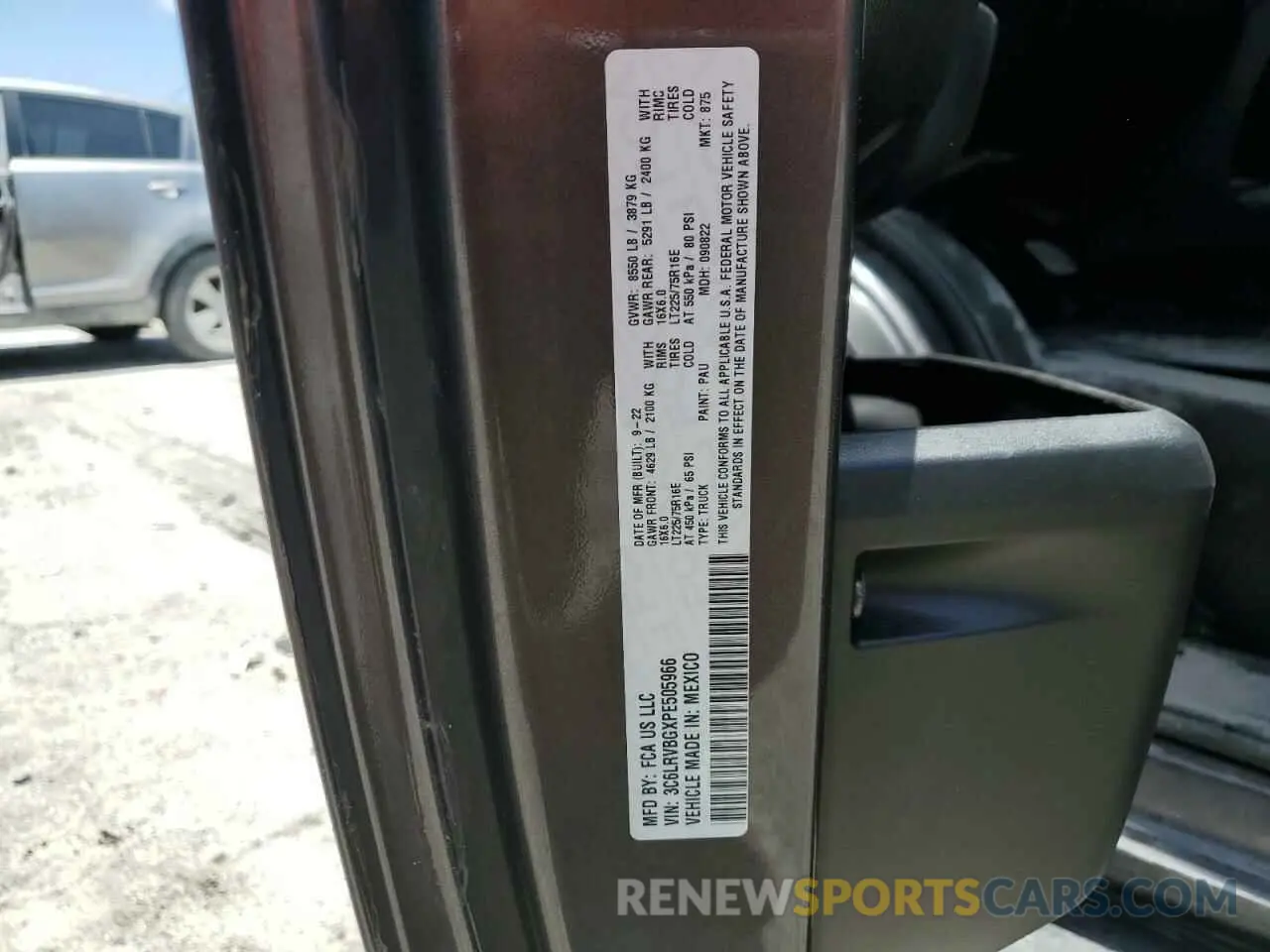 13 Photograph of a damaged car 3C6LRVBGXPE505966 RAM All Models 2023