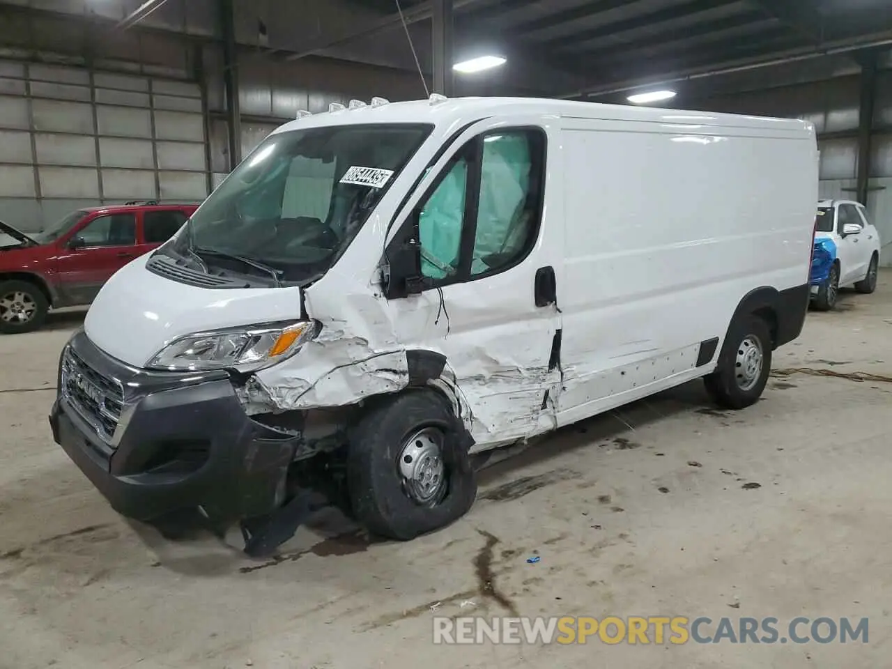 1 Photograph of a damaged car 3C6LRVVGXPE551194 RAM All Models 2023