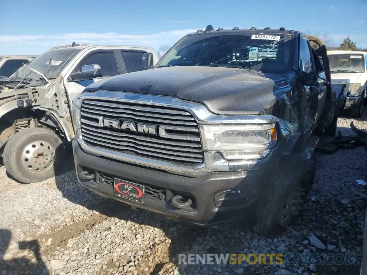1 Photograph of a damaged car 3C7WRLEL6RG297100 RAM All Models 2024