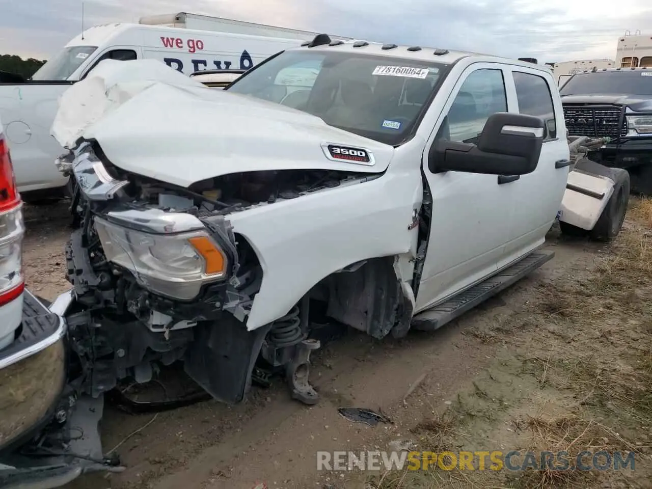 1 Photograph of a damaged car 3C7WRTCL3RG152843 RAM All Models 2024