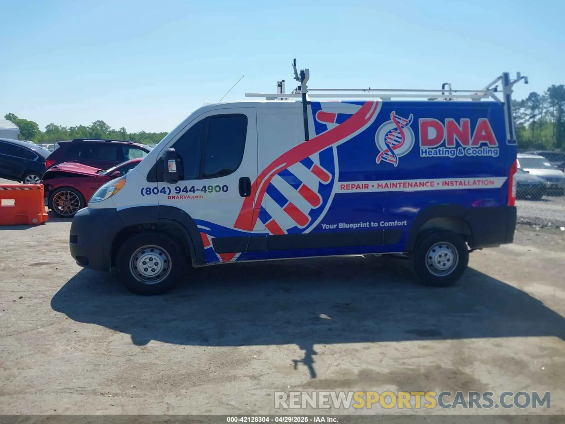 14 Фотография поврежденного автомобиля 3C6TRVAG3KE514065 RAM PROMASTER 1500 2019