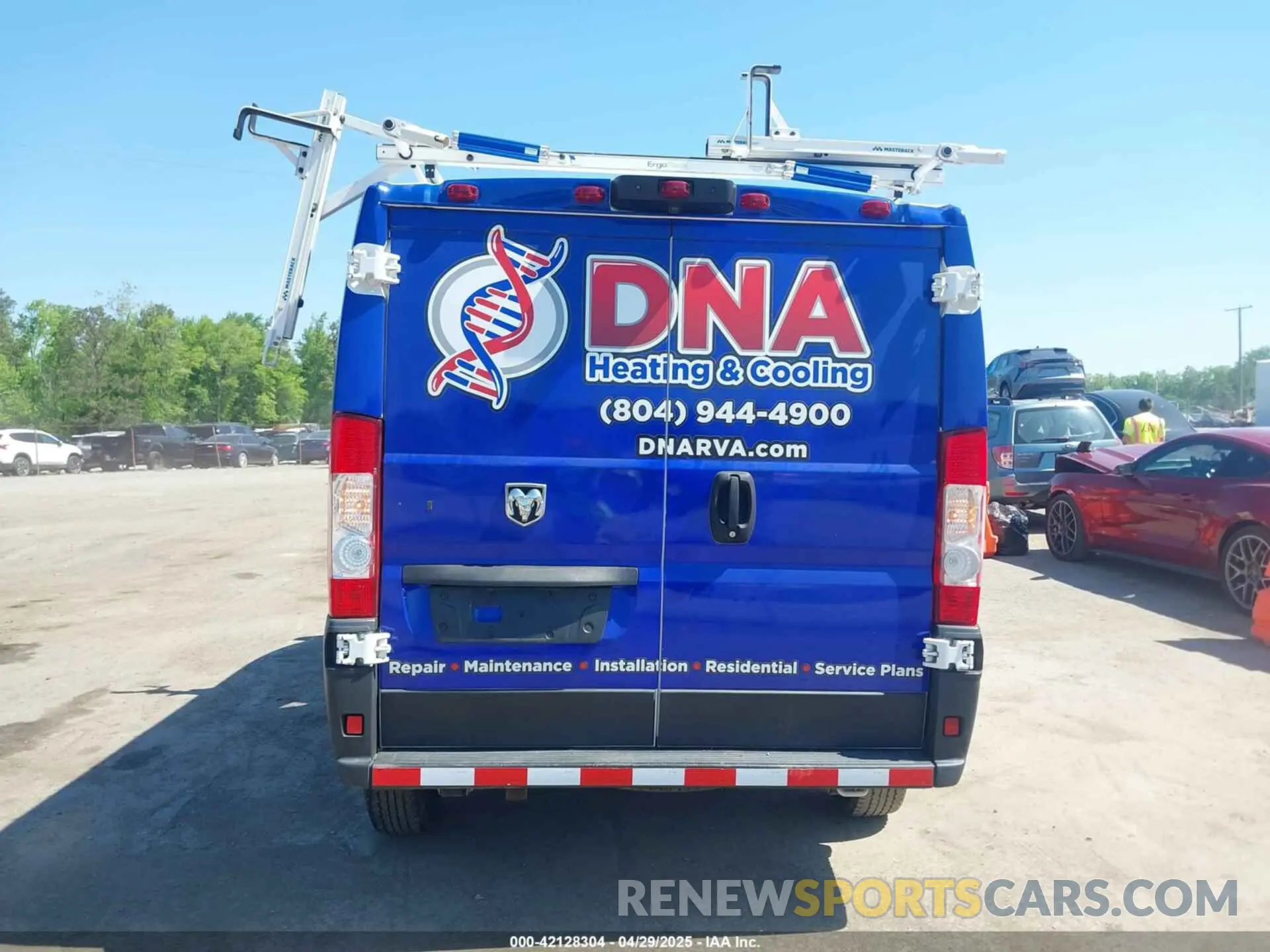 16 Фотография поврежденного автомобиля 3C6TRVAG3KE514065 RAM PROMASTER 1500 2019
