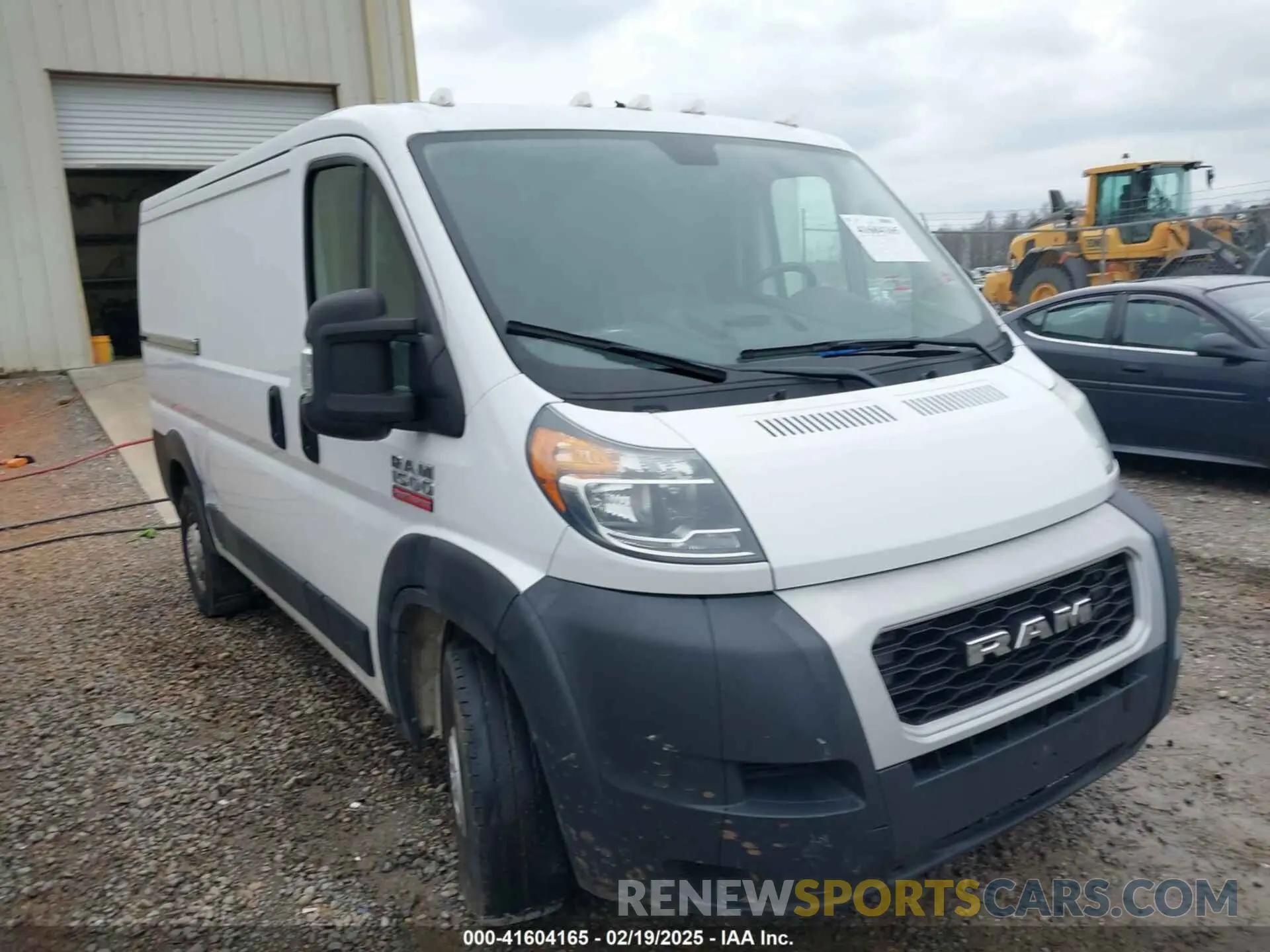 1 Photograph of a damaged car 3C6TRVAG4KE565915 RAM PROMASTER 1500 2019