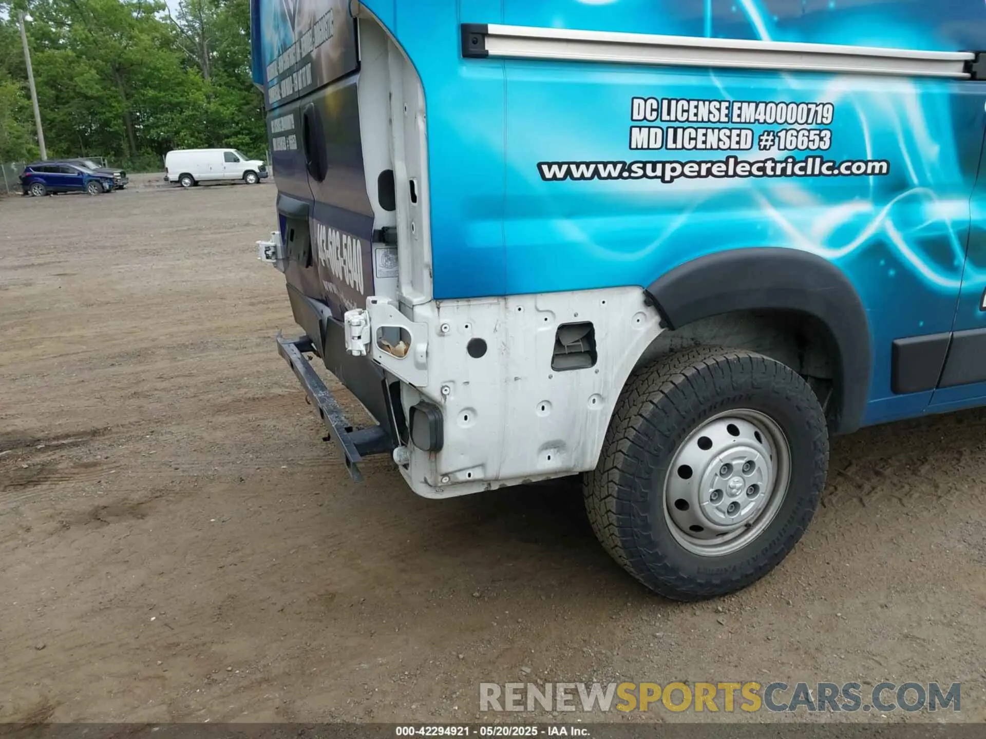 6 Фотография поврежденного автомобиля 3C6TRVBG5KE565887 RAM PROMASTER 1500 2019