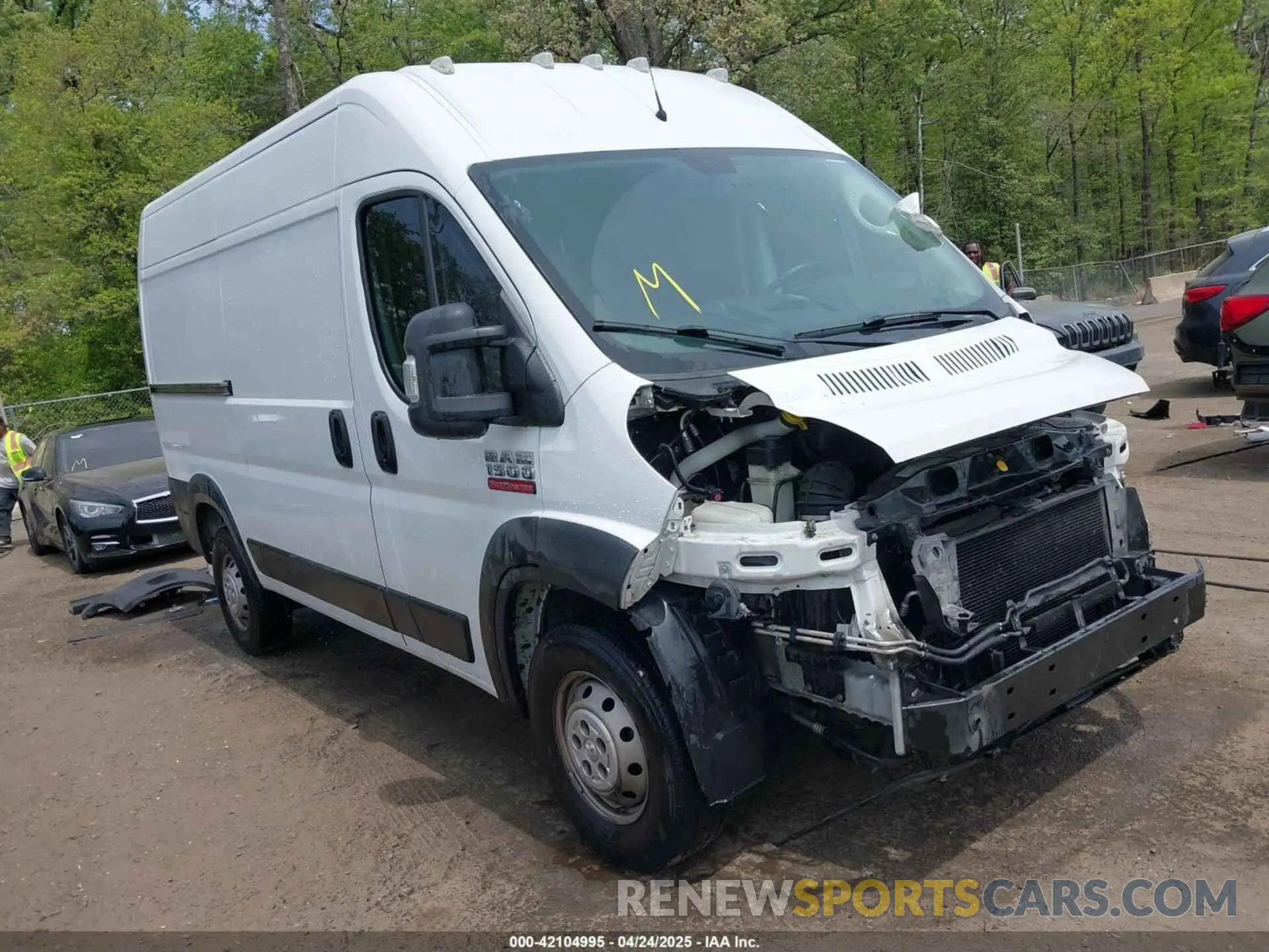 1 Фотография поврежденного автомобиля 3C6TRVBG7KE525665 RAM PROMASTER 1500 2019
