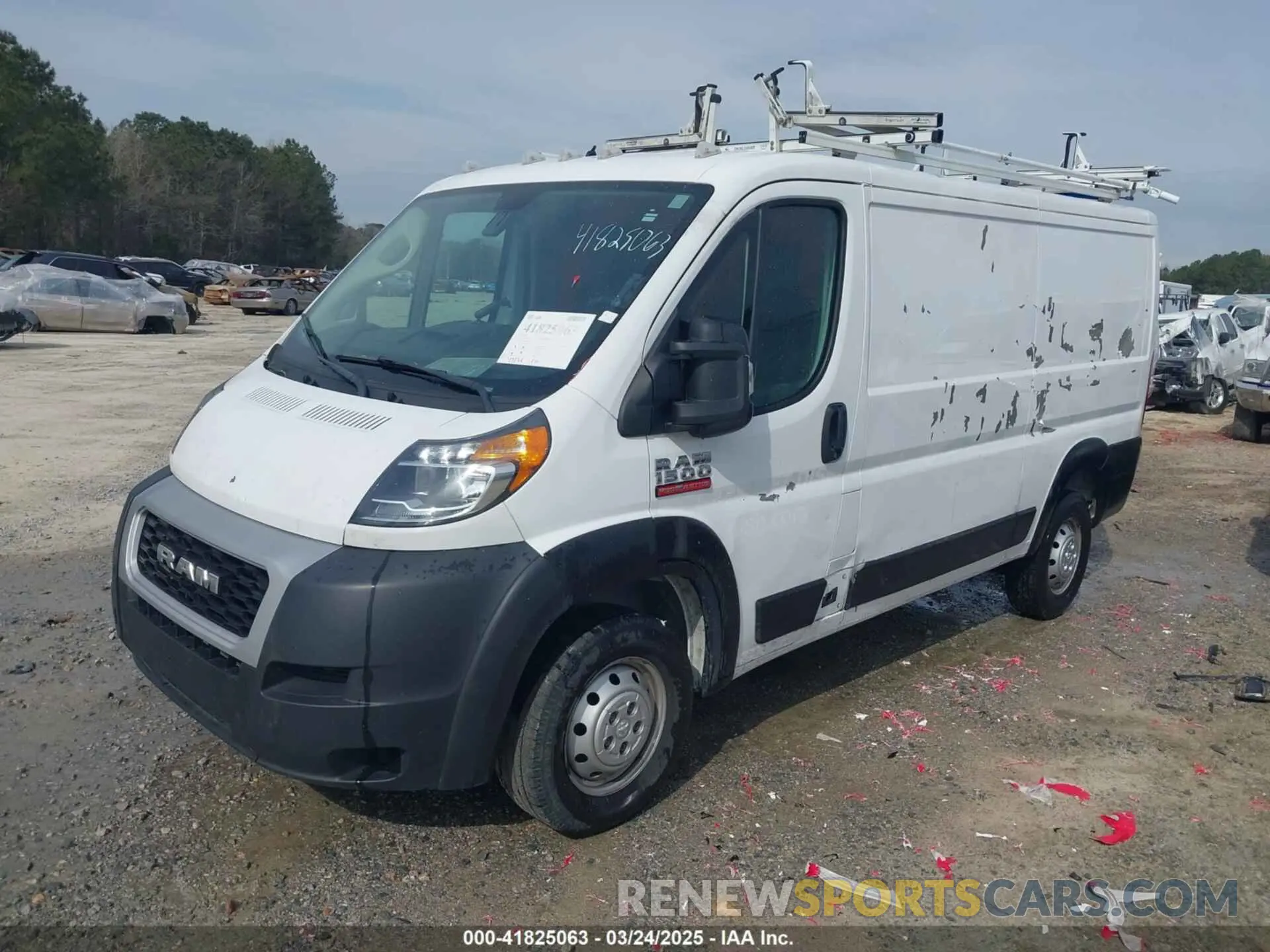 2 Фотография поврежденного автомобиля 3C6TRVAG1LE135423 RAM PROMASTER 1500 2020
