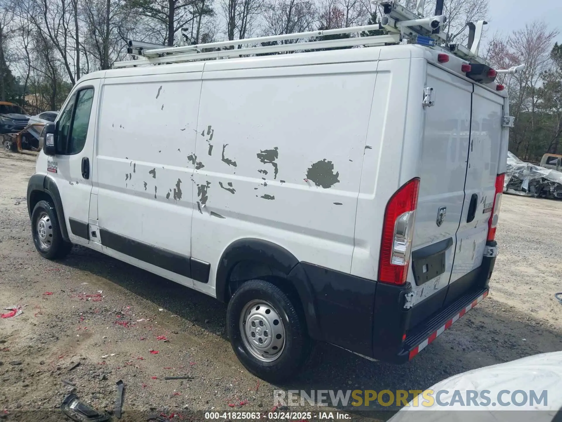 3 Фотография поврежденного автомобиля 3C6TRVAG1LE135423 RAM PROMASTER 1500 2020