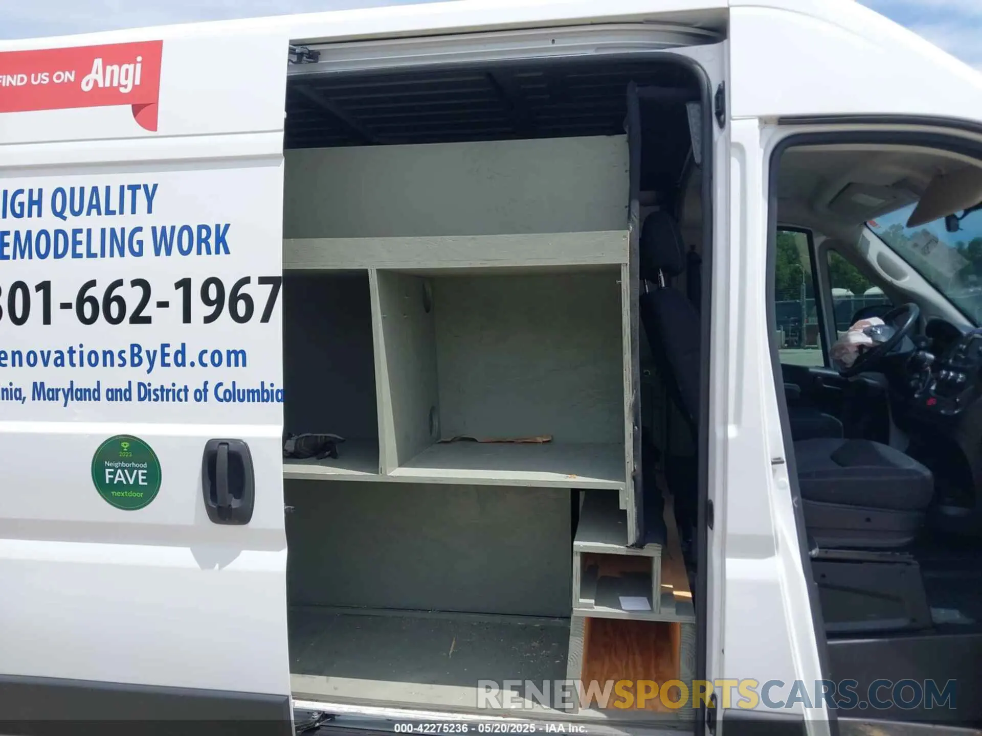 8 Фотография поврежденного автомобиля 3C6TRVBG0LE127103 RAM PROMASTER 1500 2020