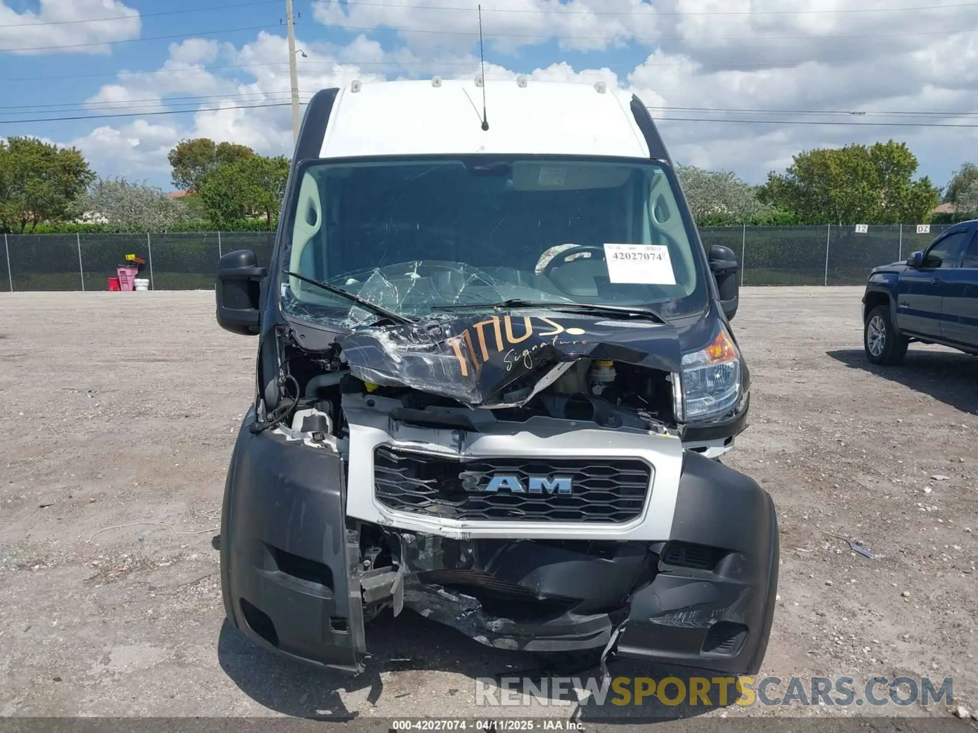 13 Photograph of a damaged car 3C6TRVBG2LE125496 RAM PROMASTER 1500 2020