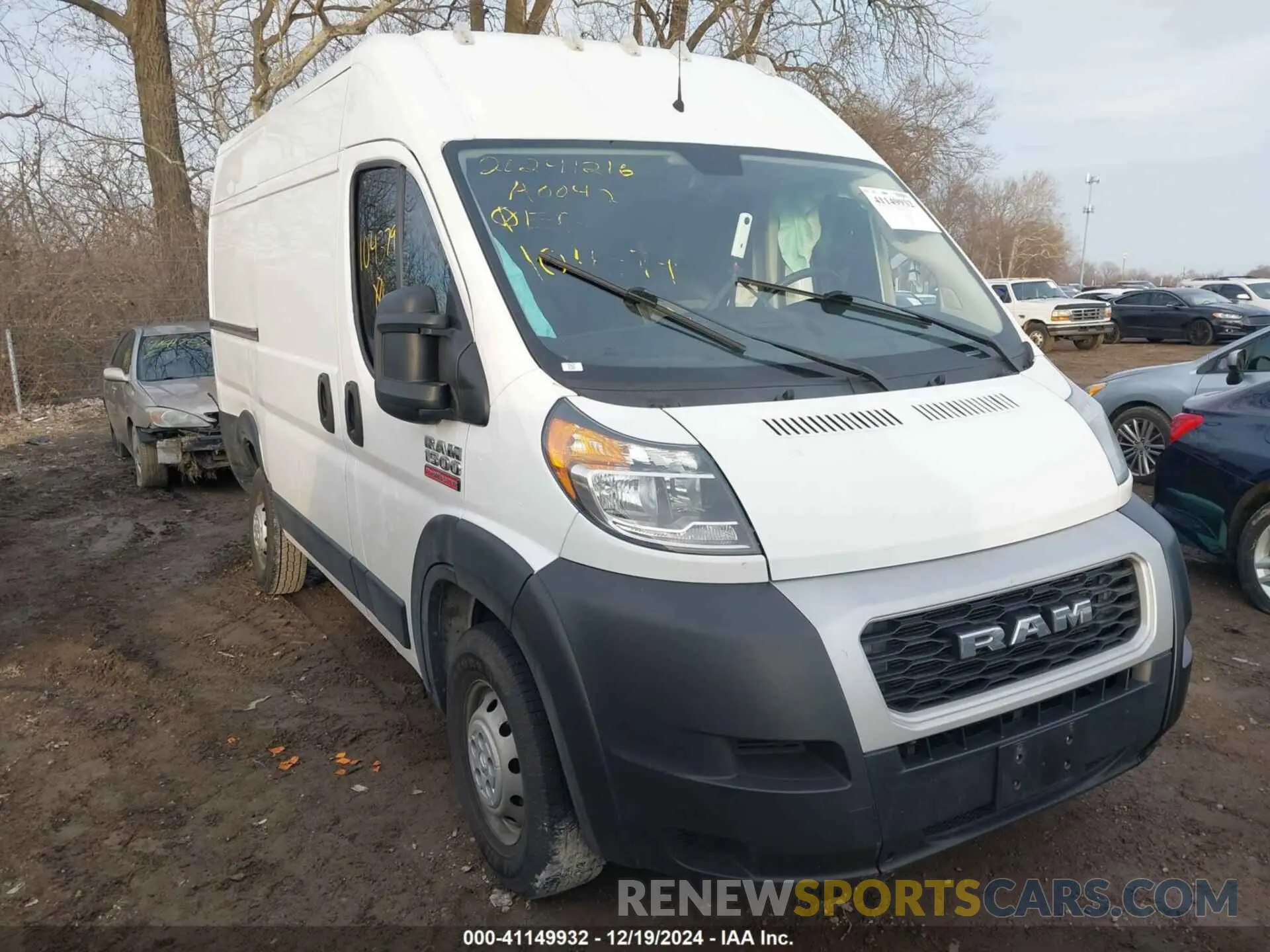 1 Фотография поврежденного автомобиля 3C6TRVBG3LE104379 RAM PROMASTER 1500 2020