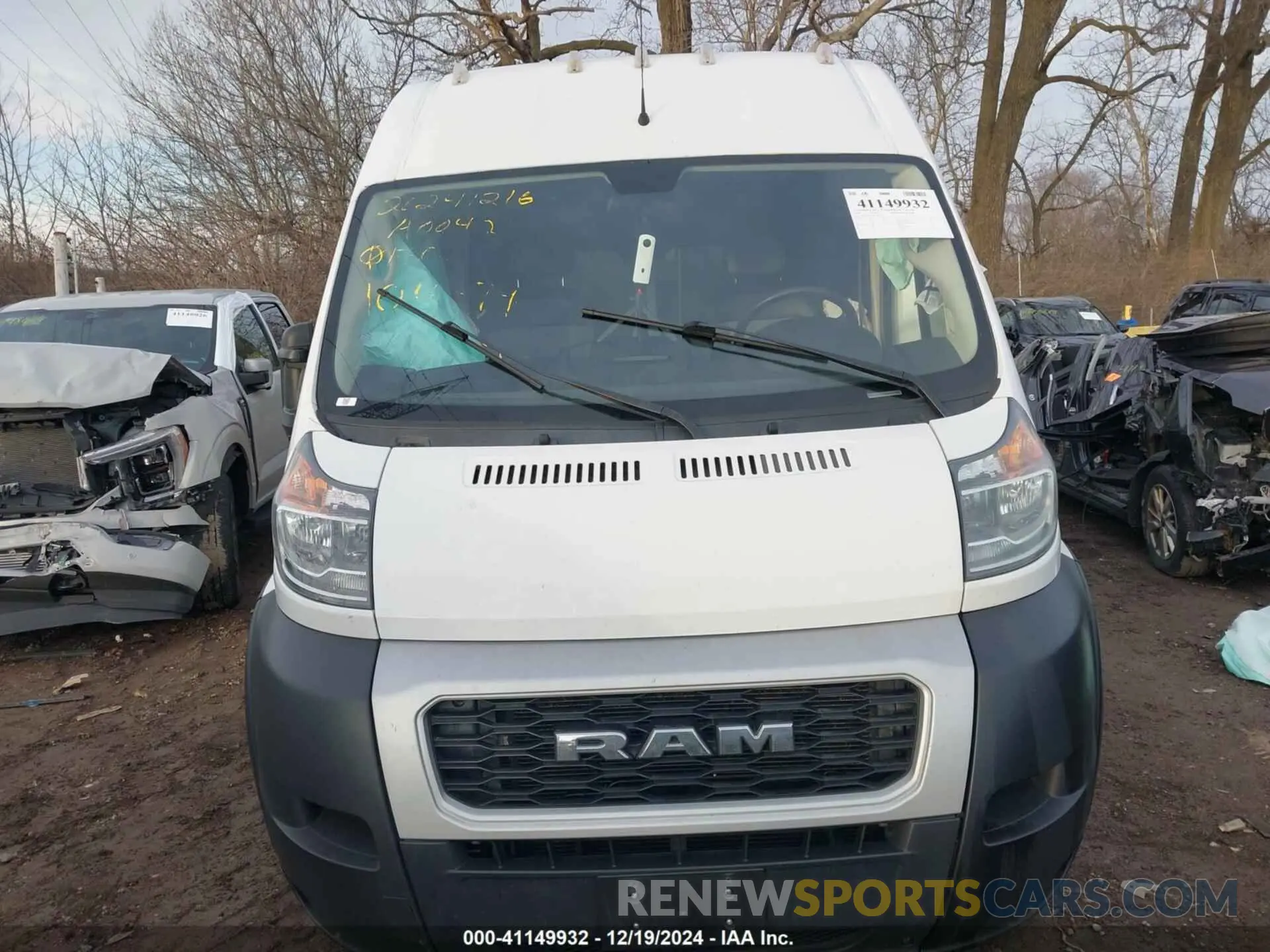 11 Фотография поврежденного автомобиля 3C6TRVBG3LE104379 RAM PROMASTER 1500 2020