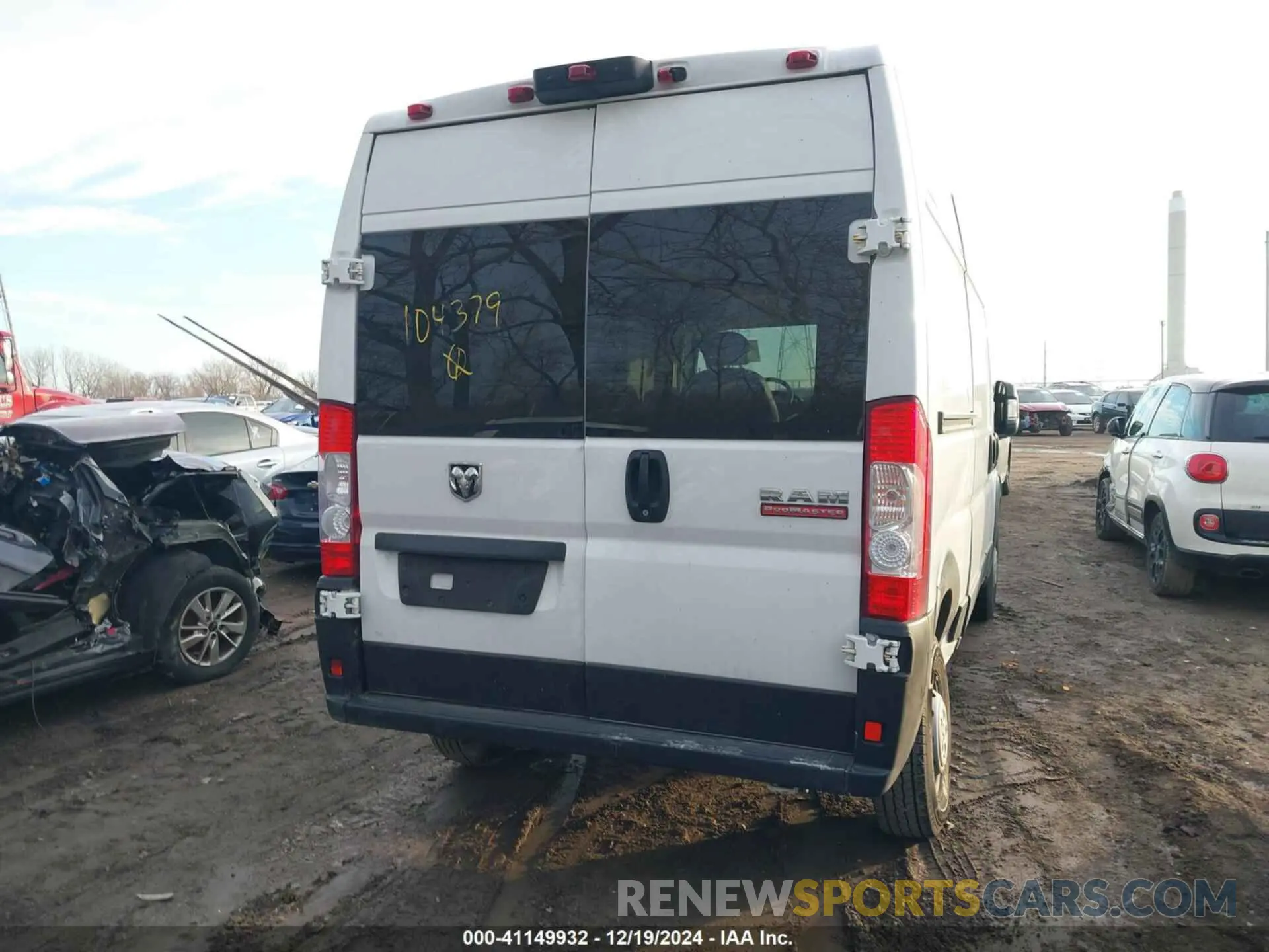 15 Фотография поврежденного автомобиля 3C6TRVBG3LE104379 RAM PROMASTER 1500 2020