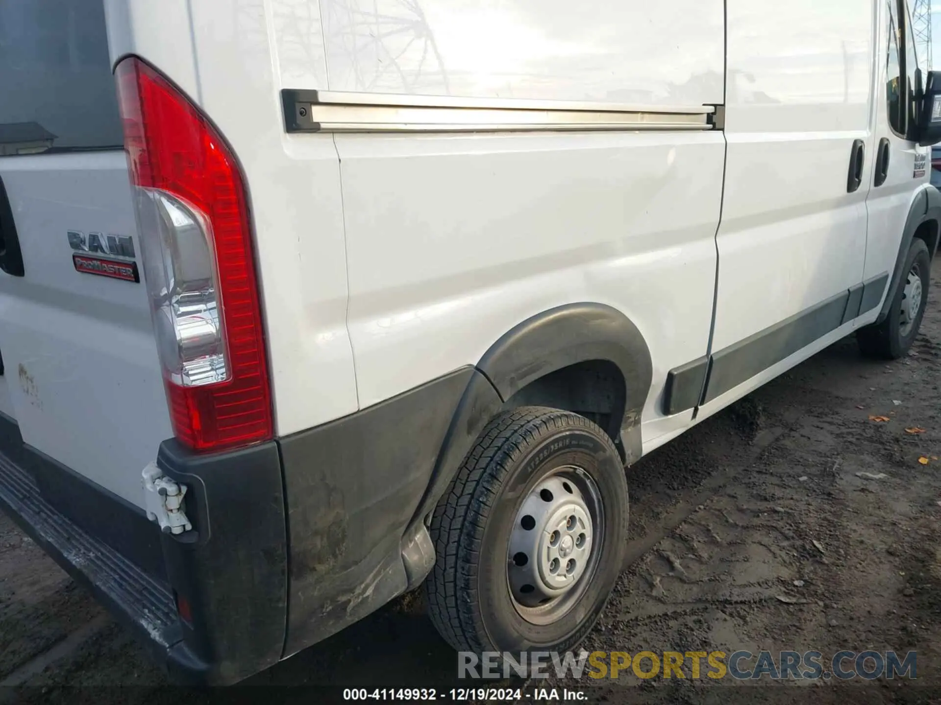 6 Фотография поврежденного автомобиля 3C6TRVBG3LE104379 RAM PROMASTER 1500 2020