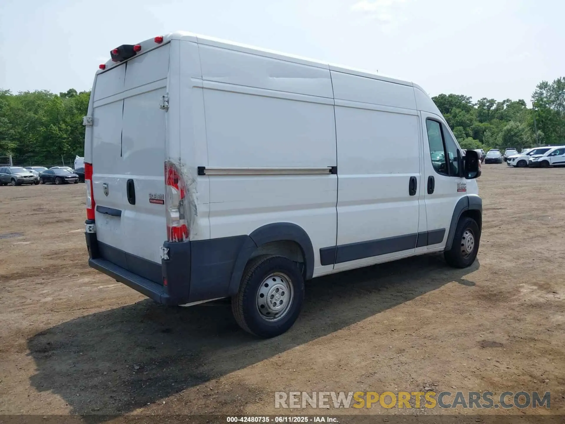 4 Фотография поврежденного автомобиля 3C6TRVBG8LE126183 RAM PROMASTER 1500 2020