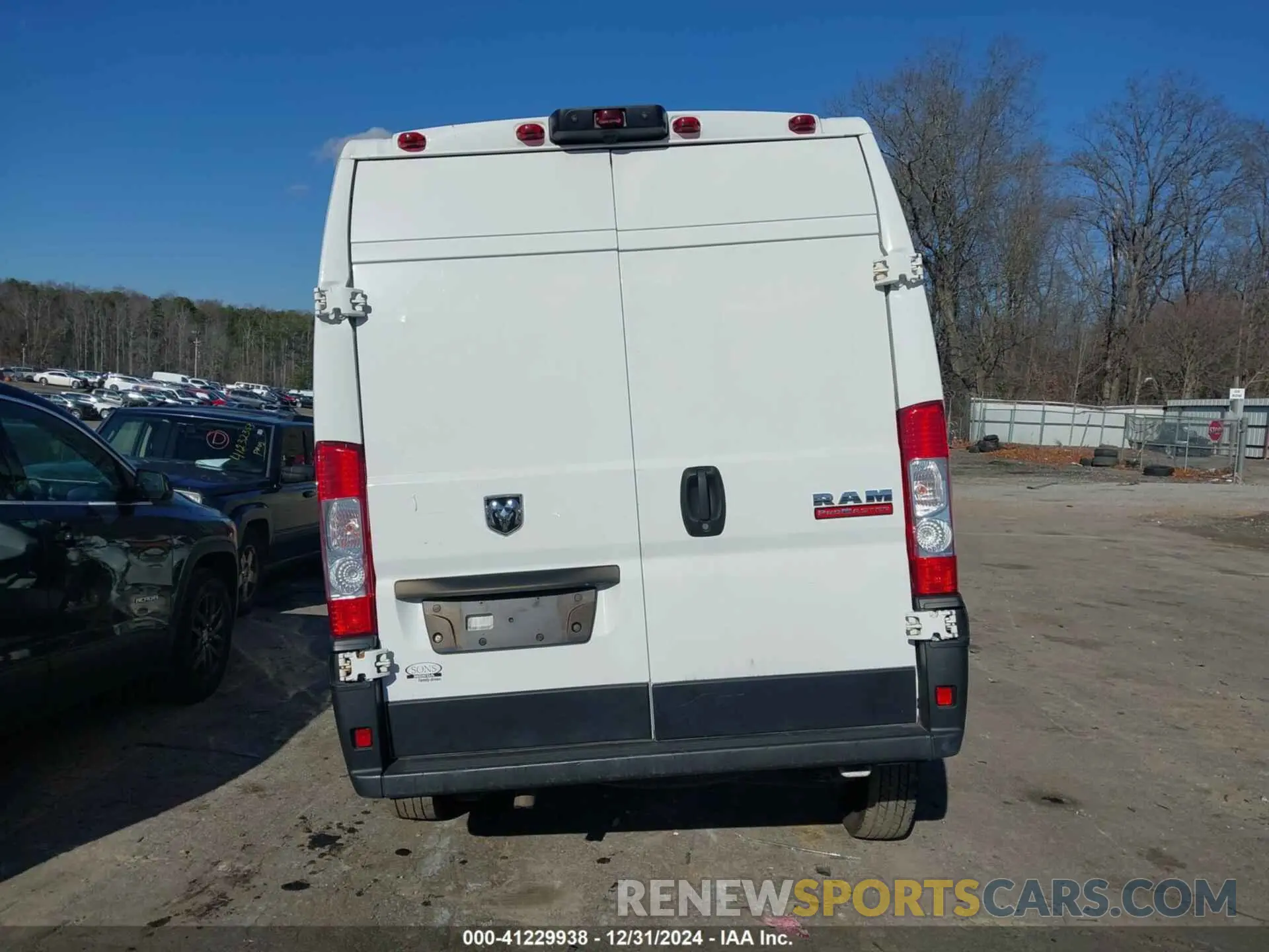 16 Фотография поврежденного автомобиля 3C6TRVBG8LE127219 RAM PROMASTER 1500 2020