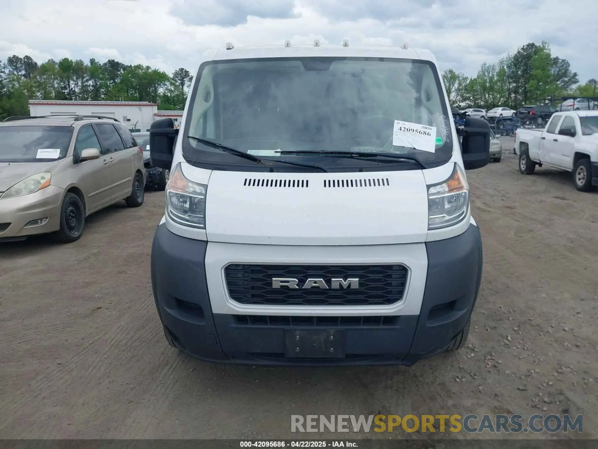11 Фотография поврежденного автомобиля 3C6ERVNG1ME505564 RAM PROMASTER 1500 2021