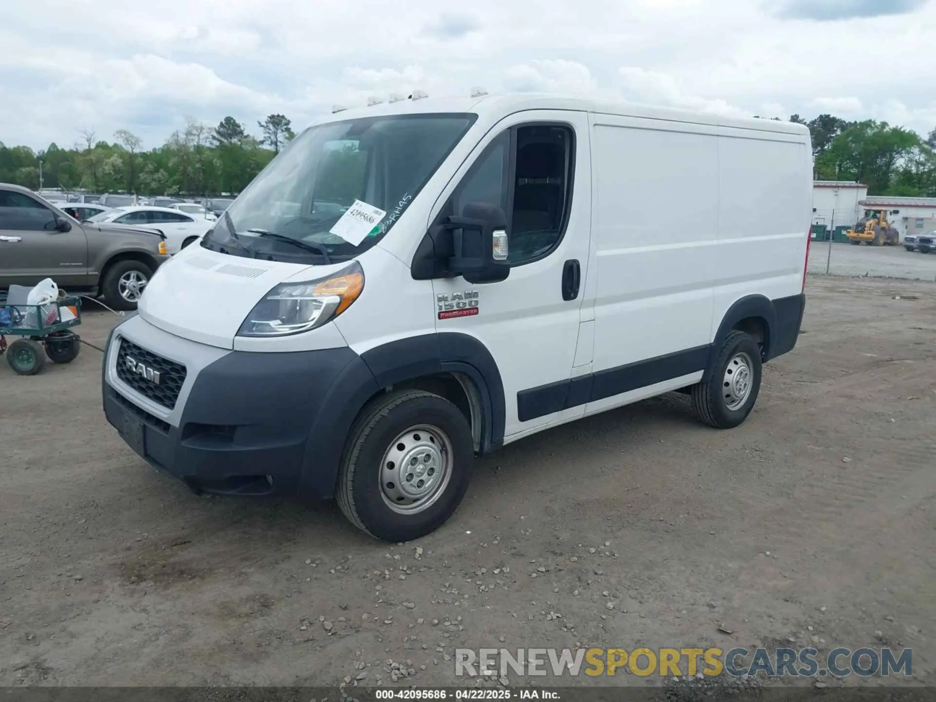 2 Фотография поврежденного автомобиля 3C6ERVNG1ME505564 RAM PROMASTER 1500 2021